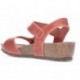 Sandalias para mujer INTERBIOS 5316 TEJA