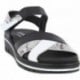 Sandalias de mujer Doctor Cutillas 36133 Cruzadas NEGRO_BLANCO