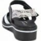 Sandalias de mujer Doctor Cutillas 36133 Cruzadas NEGRO_BLANCO