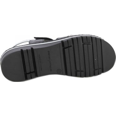 Sandalias de mujer Doctor Cutillas 36133 Cruzadas NEGRO_BLANCO