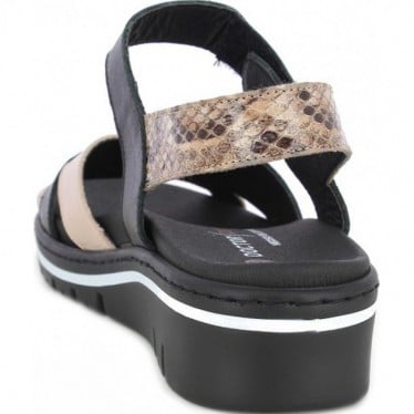 Sandalias de mujer Doctor Cutillas 36133 Cruzadas NEGRO_NUDE