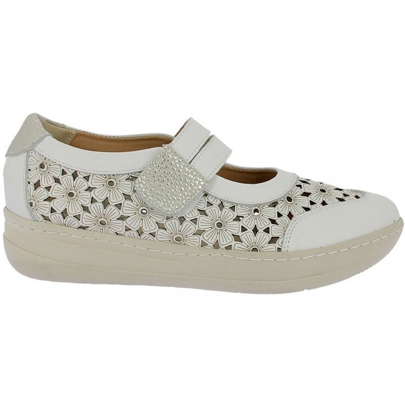Bailarinas de mujer Doctor Cutillas 50304 Autoadherente BLANCO