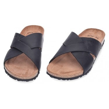 SANDALIAS INTERBIOS AQUILES NEGRO