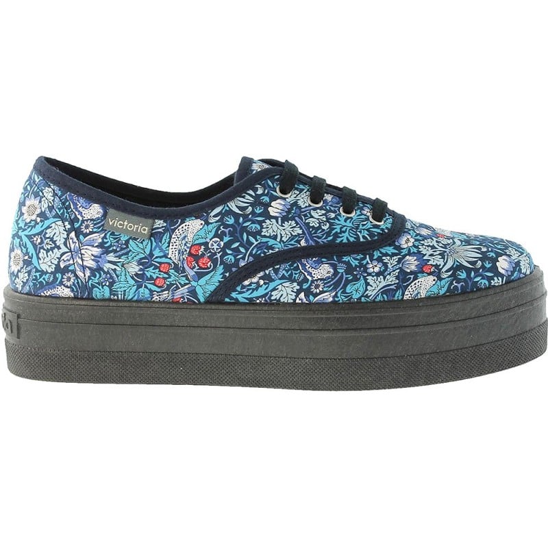 Deportiva para mujer Victoria 109229 Inglesa Estampado Liberty MARINO