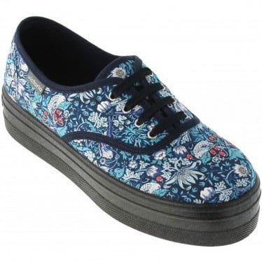 Deportiva para mujer Victoria 109229 Inglesa Estampado Liberty MARINO