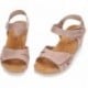 Sandalias con cuña INTERBIOS 5634 BEIG