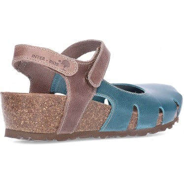 Sandalias para mujer INTERBIOS 5326 JEANS_PARDO