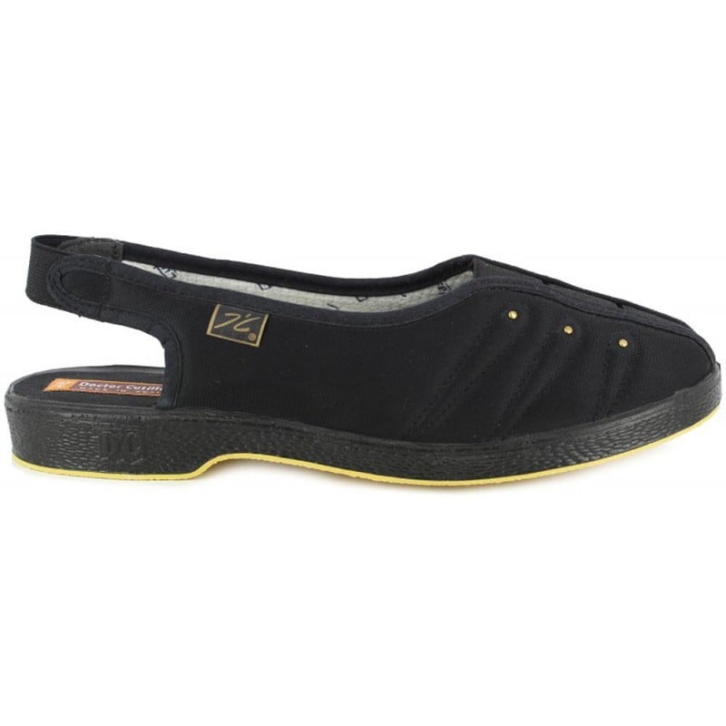 Sandalia de mujer Doctor Cutillas 449 Autoadherente NEGRO