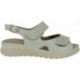Sandalias para mujer Doctor Cutillas 76020 Autoadherente BLANCO