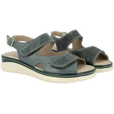 Sandalias para mujer Doctor Cutillas 76020 Autoadherente JEANS