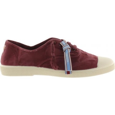Deportiva para mujer Victoria 1661102 Inglesa Lona Envejecida BURDEOS