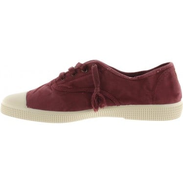 Deportiva para mujer Victoria 1661102 Inglesa Lona Envejecida BURDEOS
