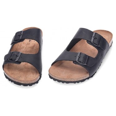 SANDALIA INTERBIOS CÓMODA 9560 NEGRO