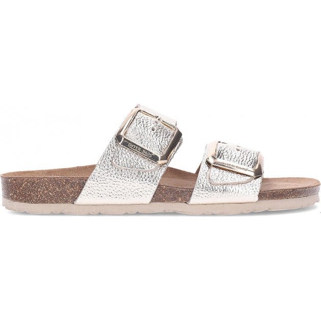 Sandalias de piel INTERBIOS 7232 PLATINO Sandalias de piel INTERBIOS 7232 PLATINO