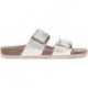 Sandalias de piel INTERBIOS 7232 PLATINO