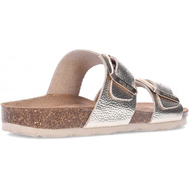 Sandalias de piel INTERBIOS 7232 PLATINO