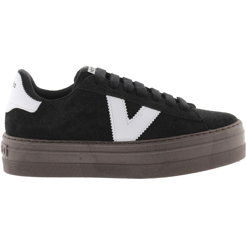 Deportivas para mujer Victoria 1092171 Barcelona Serraje NEGRO