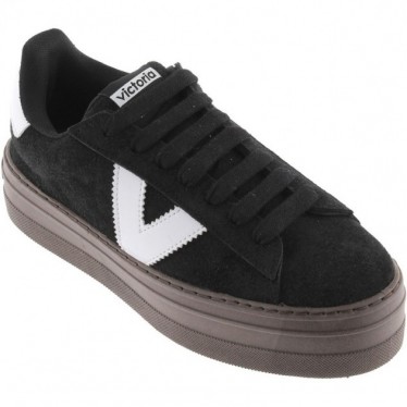 Deportivas para mujer Victoria 1092171 Barcelona Serraje NEGRO