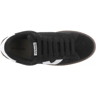 Deportivas para mujer Victoria 1092171 Barcelona Serraje NEGRO
