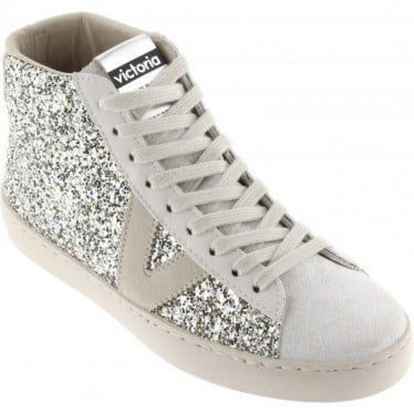Botin para mujer Victoria 1126189 Berlin Glitter PLATA