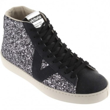 Botin para mujer Victoria 1126189 Berlin Glitter NEGRO