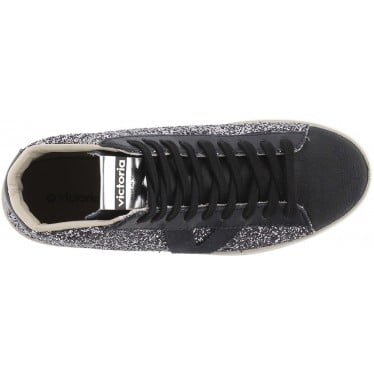 Botin para mujer Victoria 1126189 Berlin Glitter NEGRO