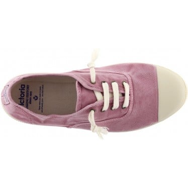 Deportiva para mujer Victoria 1661101 Inglesa Lona ROSADO