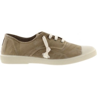 Deportiva para mujer Victoria 1661101 Inglesa Lona ARENA
