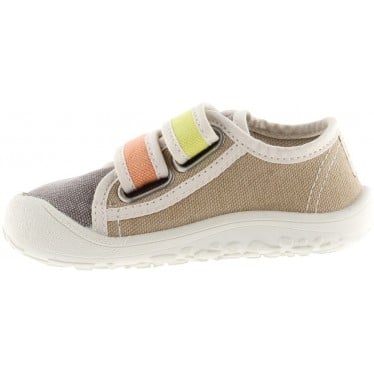 Deportiva respetuosa para niños Victoria 1370115 Bosco Lona BEIGE