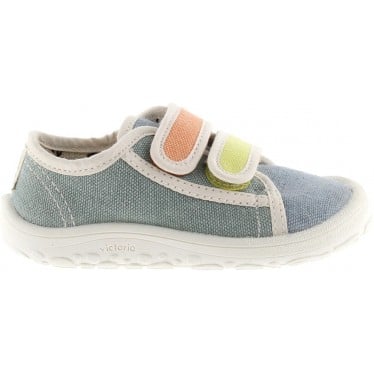 Deportiva respetuosa para niños Victoria 1370115 Bosco Lona AZUL