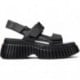 Sandalias para mujer CAMPER Pix Bcn K201511 NEGRO_005