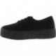 Deportiva para mujer Victoria 1116101 Inglesa Doble Lona NEGRO