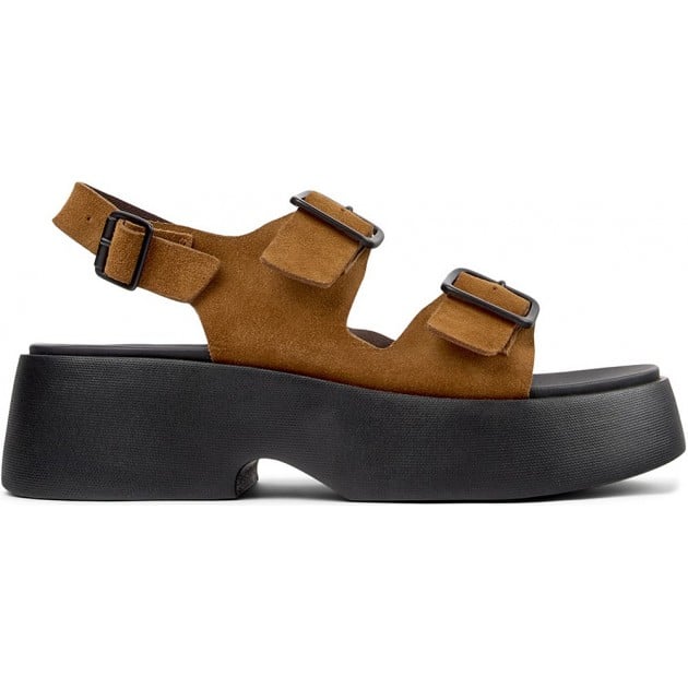 Sandalias con plataforma CAMPER Tasha K201712 MARRON_003 Sandalias con plataforma CAMPER Tasha K201712 MARRON_003