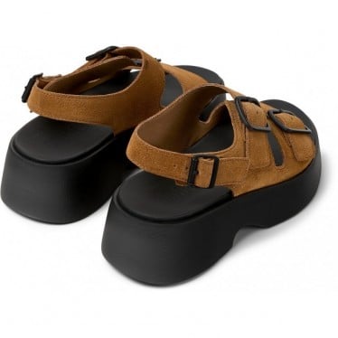 Sandalias con plataforma CAMPER Tasha K201712 MARRON_003