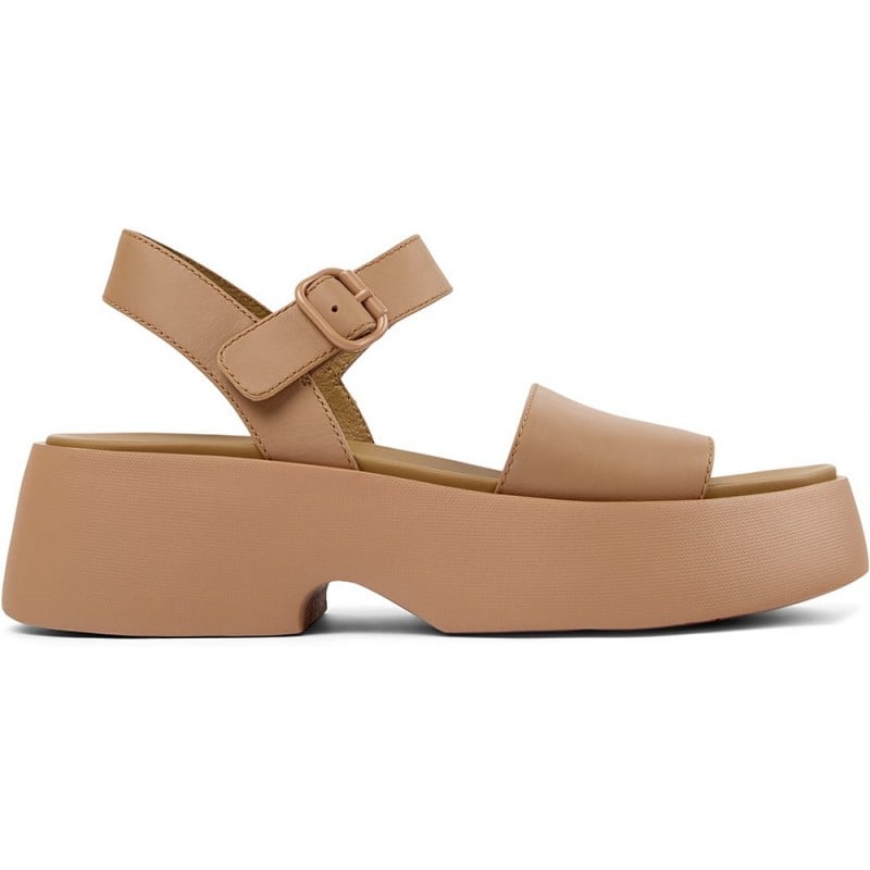 Sandalias con plataforma CAMPER Tasha K201659 BEIGE_009