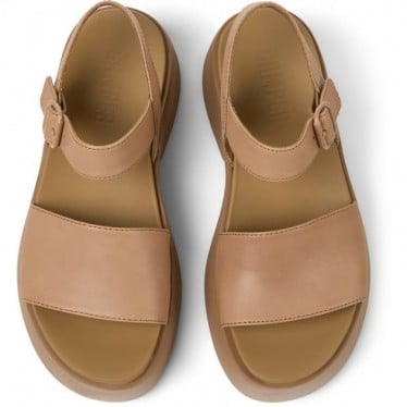 Sandalias con plataforma CAMPER Tasha K201659 BEIGE_009