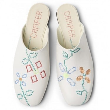 Sandalias para mujer CAMPER Twins K201750 BLANCO_002