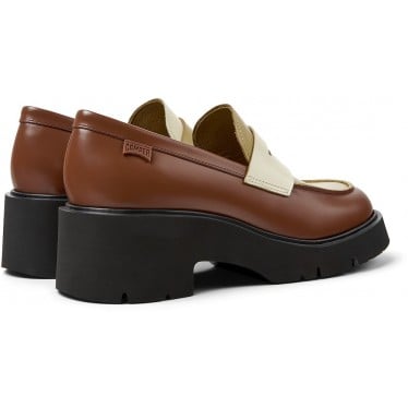 Mocasines para mujer CAMPER Twins K201425 MARRON_029