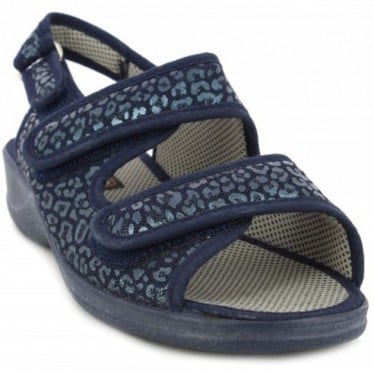 Zapatillas de casa Doctor Cutillas 21792 Autoadherente MARINO