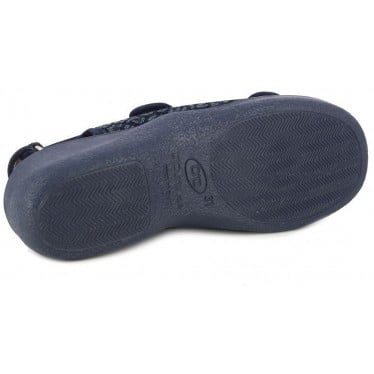 Zapatillas de casa Doctor Cutillas 21792 Autoadherente MARINO