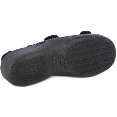 Zapatillas de casa Doctor Cutillas 21794 Autoadherente NEGRO