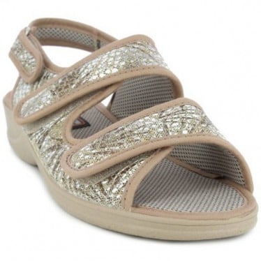 Zapatillas de casa Doctor Cutillas 21794 Autoadherente BEIG