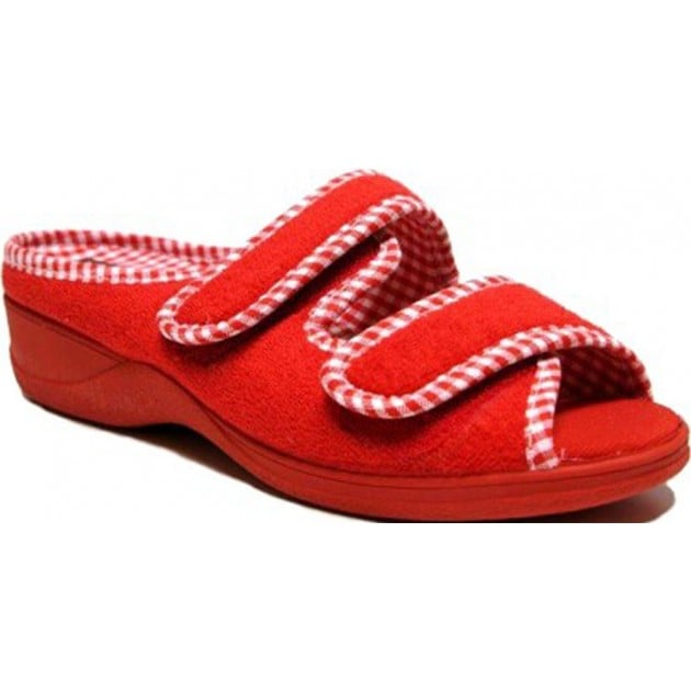 Pantuflas Doctor Cutillas 21823 Autoadherente ROJO Pantuflas Doctor Cutillas 21823 Autoadherente ROJO