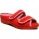 Pantuflas Doctor Cutillas 21823 Autoadherente ROJO