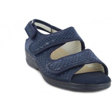 Zapatillas de casa Doctor Cutillas 21855 Autoadherente MARINO