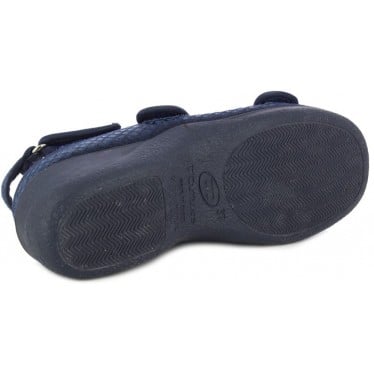 Zapatillas de casa Doctor Cutillas 21855 Autoadherente MARINO