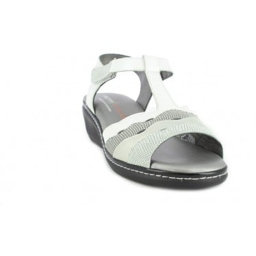 Sandalias de mujer Doctor Cutillas 32124 Autoadherente BLANCO
