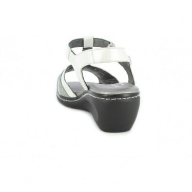 Sandalias de mujer Doctor Cutillas 32124 Autoadherente BLANCO