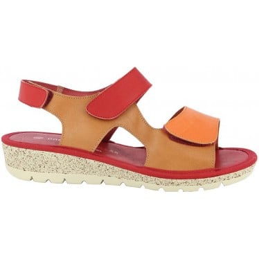 Sandalias de mujer Doctor Cutillas 35322 Autoadherente ROJO