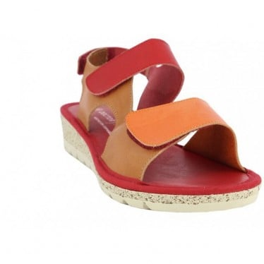 Sandalias de mujer Doctor Cutillas 35322 Autoadherente ROJO
